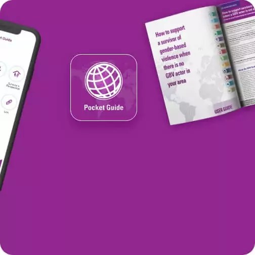 Gender Based Violence GBV Pocket Guide Grey Chain