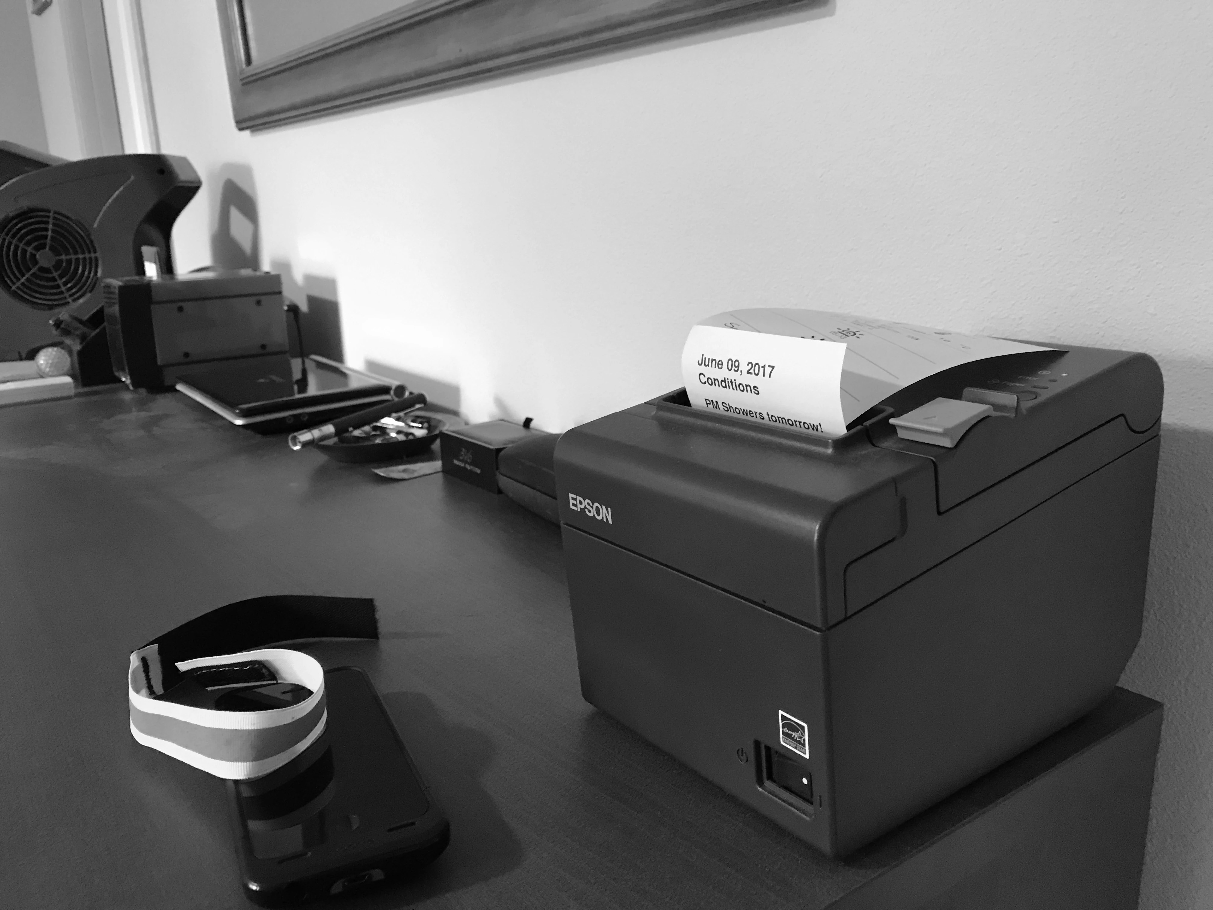 Automatically Print Markdown Files to a Thermal Printer Greyscale Zone