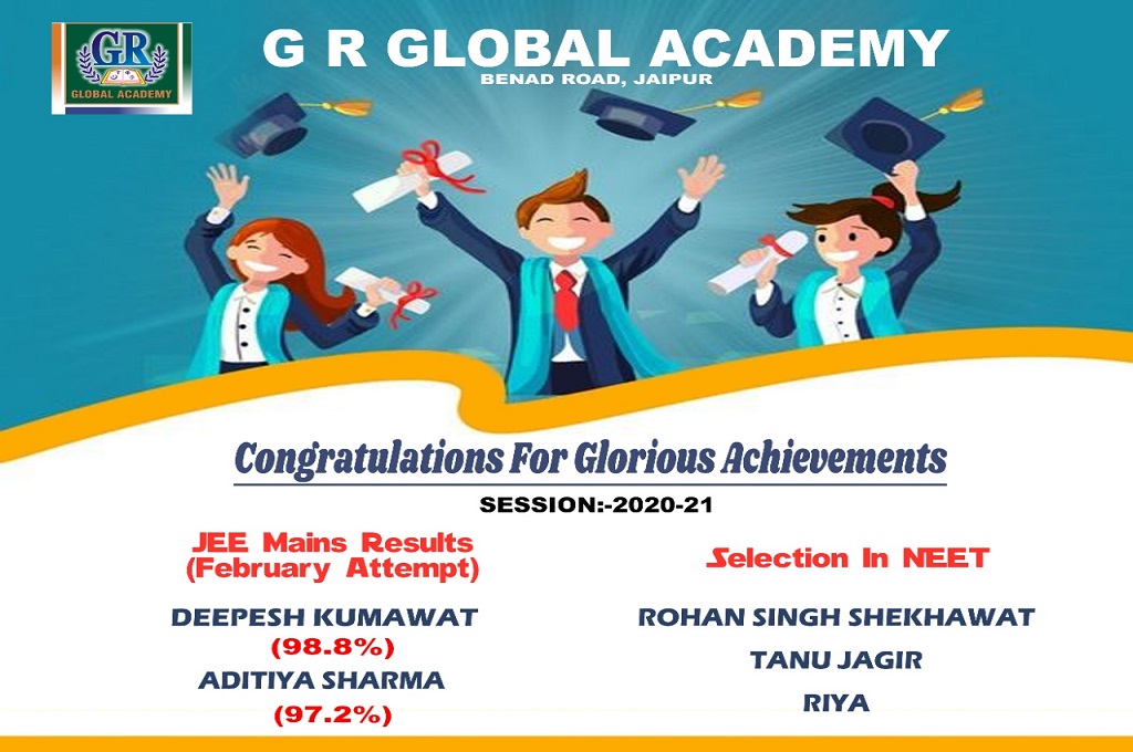 G R Global Academy, Jaipur Affiliated to CBSE, New Delhi Affiliation Number 1730208