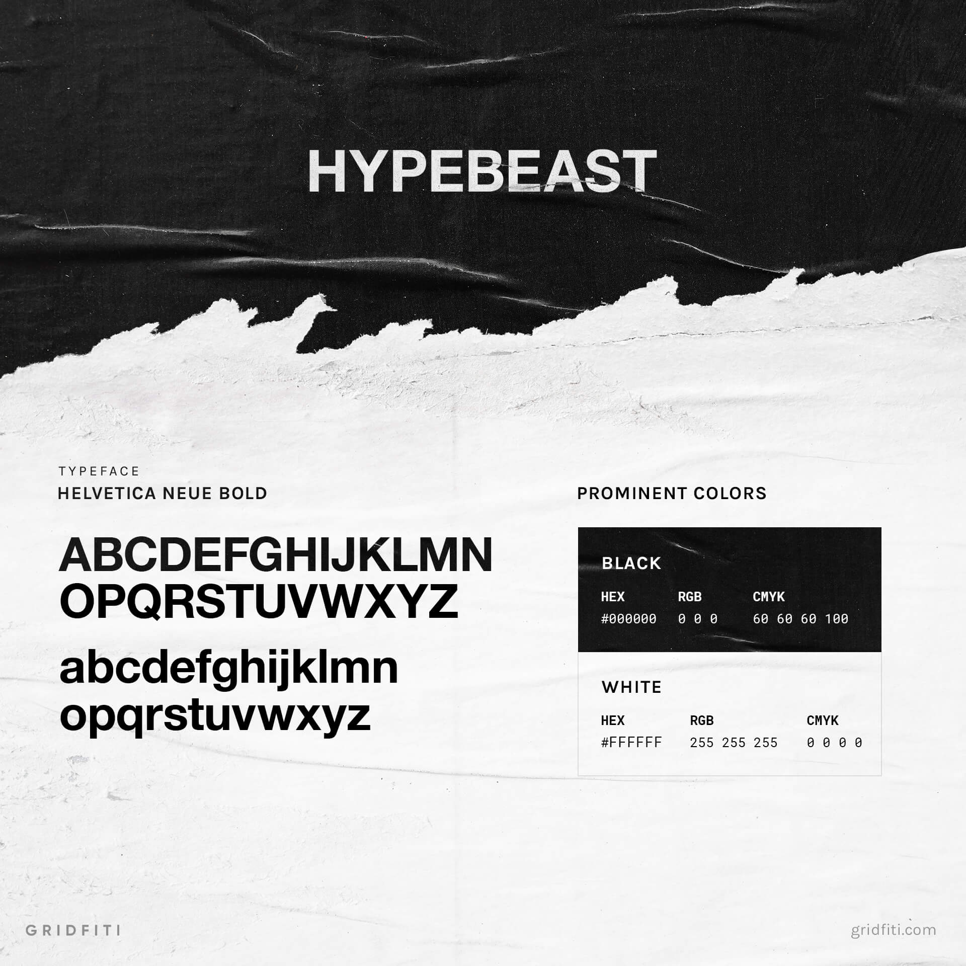 Hypebeast Fonts Your Favorite Streetwear Brands Use Gridfiti