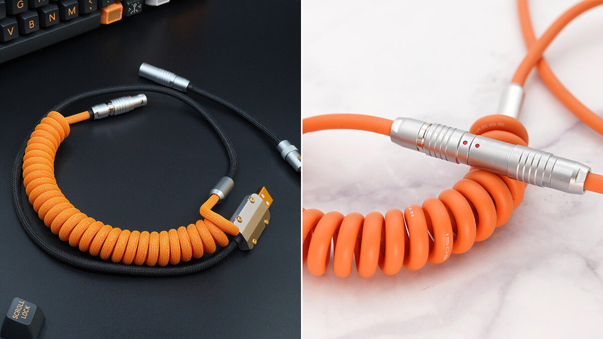 20+ Custom Coiled USBC Cables for Your Mechanical Keyboard Gridfiti