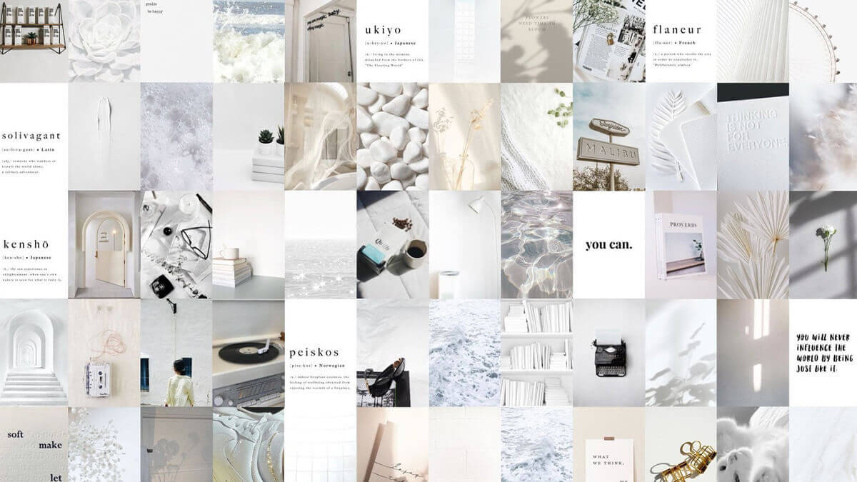 20+ Aesthetic Photo Wall Collage Ideas (Prints & Printable Kits) Gridfiti