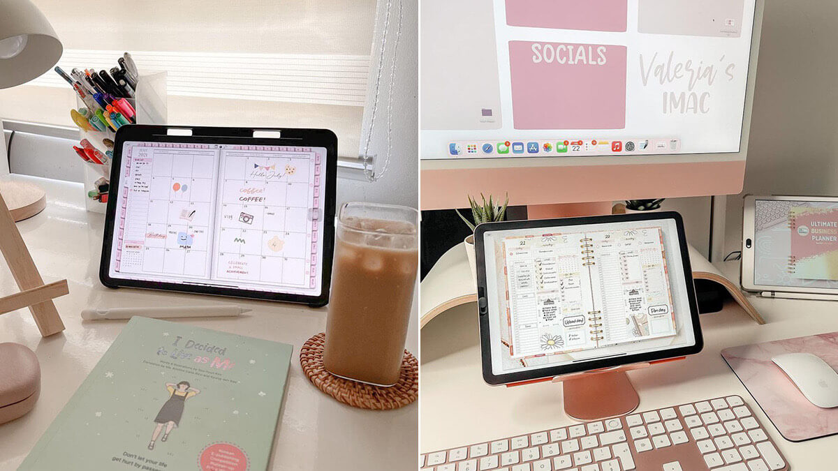 10+ Aesthetic iPad Setups for Study & School Gridfiti