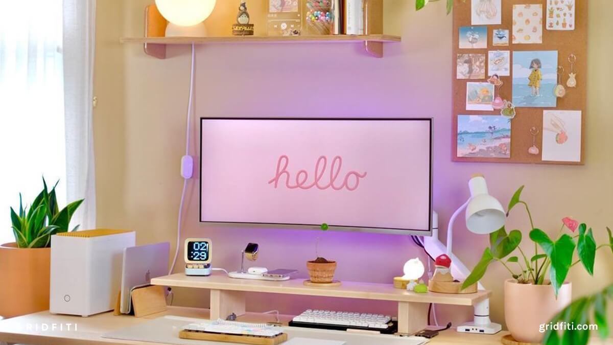25+ Aesthetic & Cute Desk Accessories & Decor for Your Setup Gridfiti