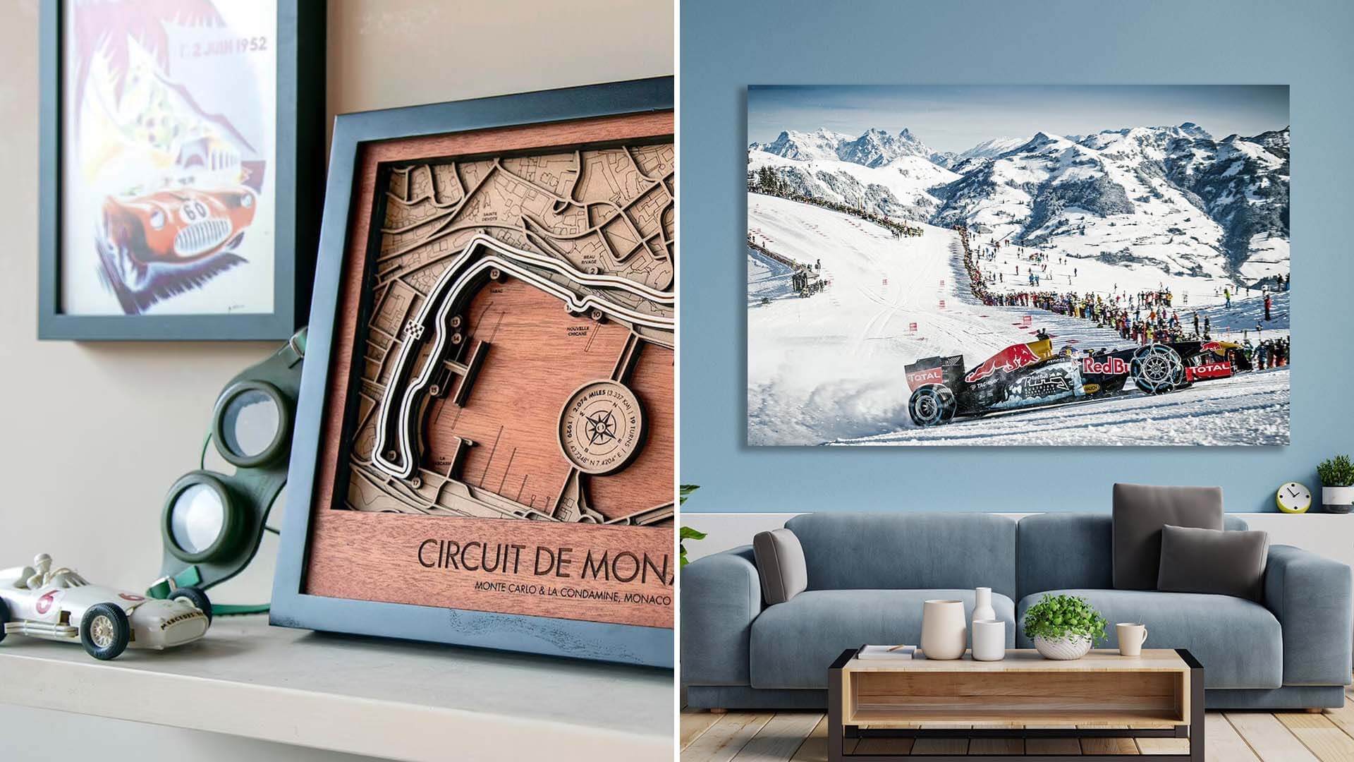 6 Modern Formula 1 Wall Art Ideas (Canvas, Prints, Handmade & More)