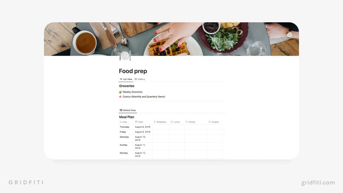 The 16 Best Notion Meal Planner Templates