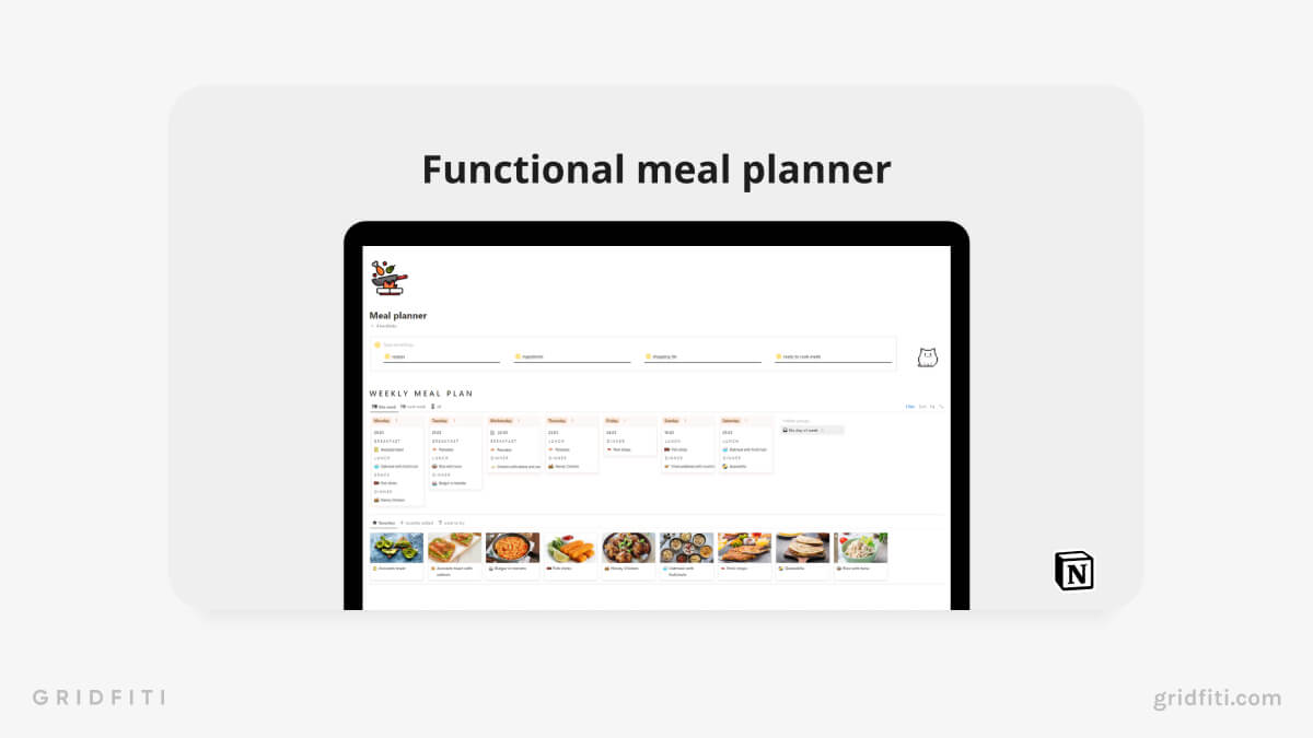 The 16 Best Notion Meal Planner Templates