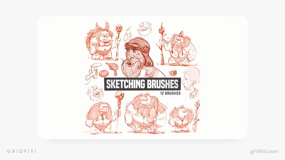 25+ Procreate Sketching Brushes for Your Digital Drawings Gridfiti