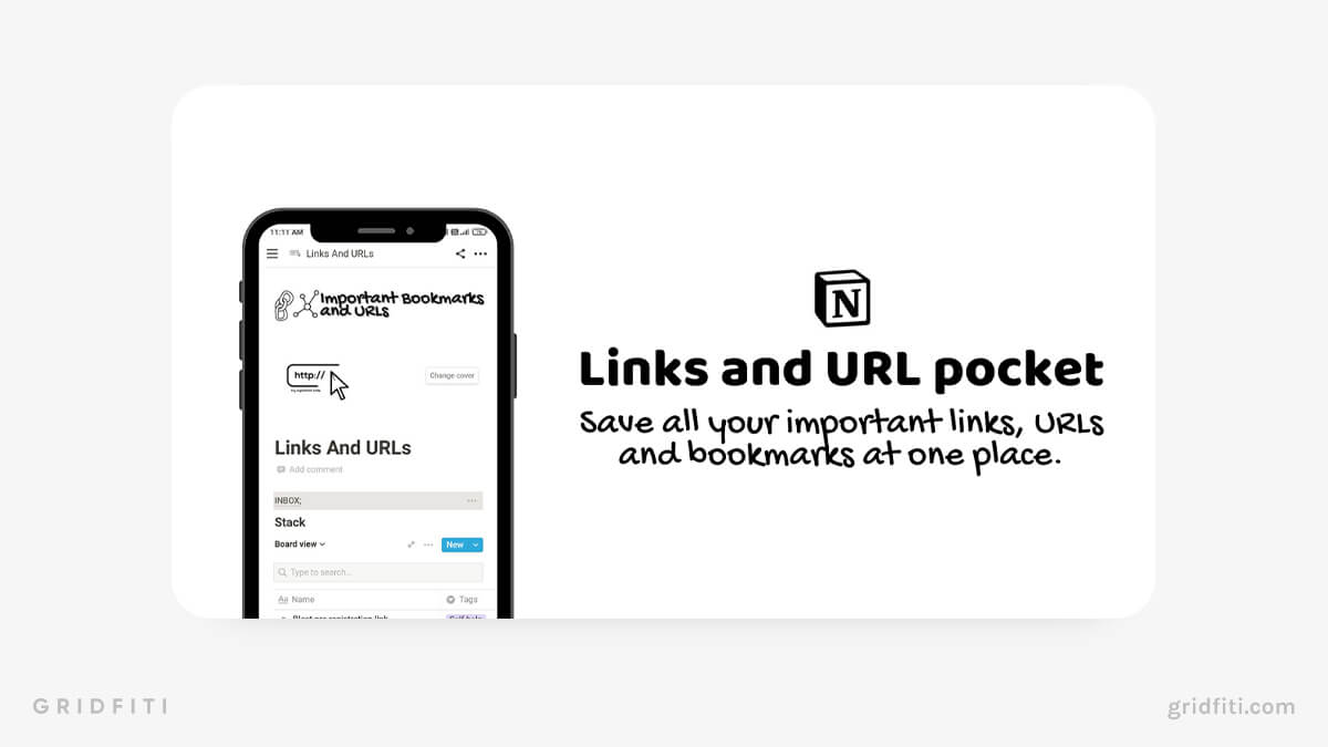10+ Simple Notion Bookmarks Templates to Save Your Favorite Links