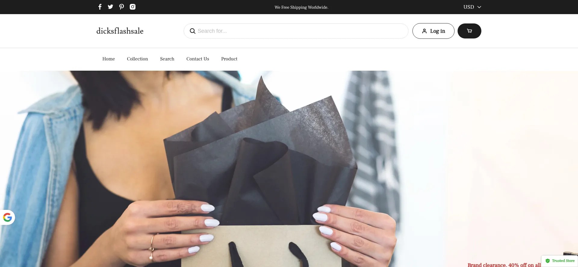 Dicksflashsale.com Reviews: Suspicious Website | Check if site is scam or legit