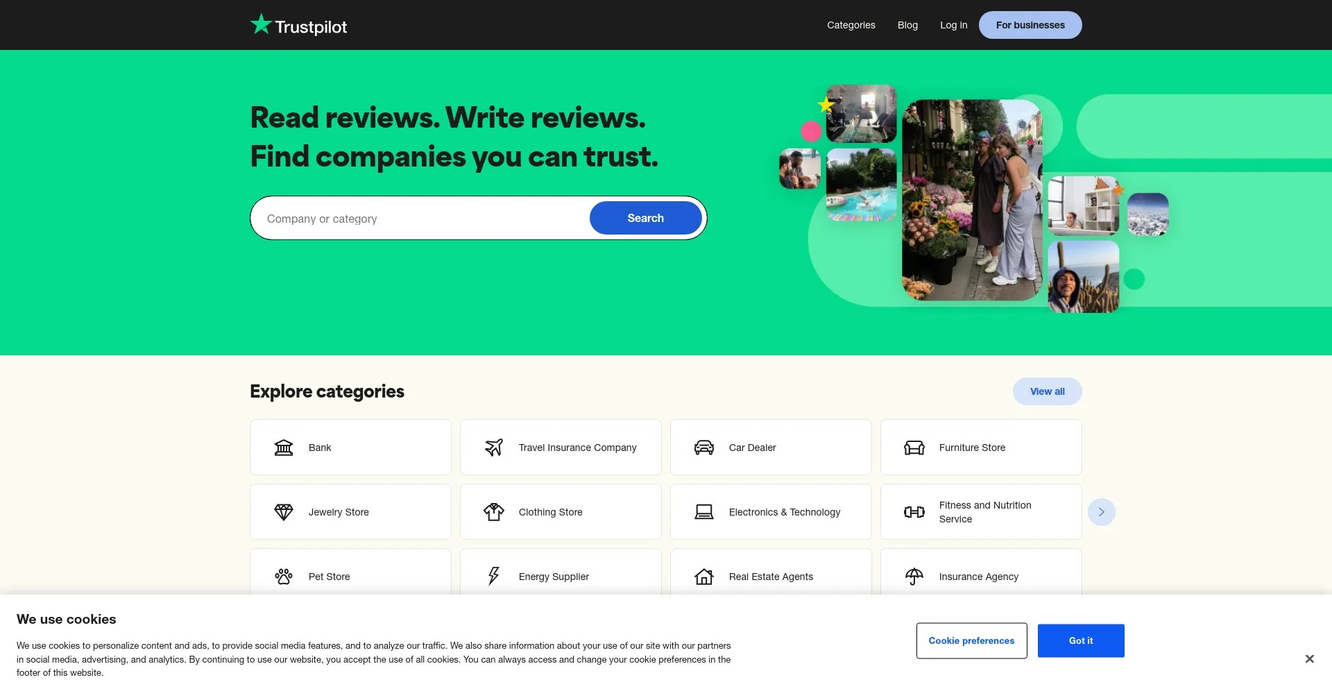 (Trustpilot Review platform) Reviews