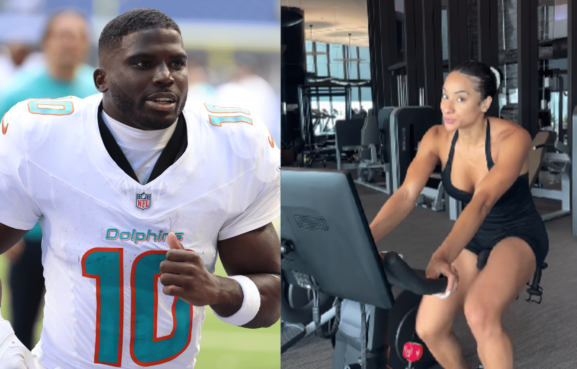 LOOK Tyreek Hill’s Wife Keeta Vaccaro Shows Off Bold Black Gym Style