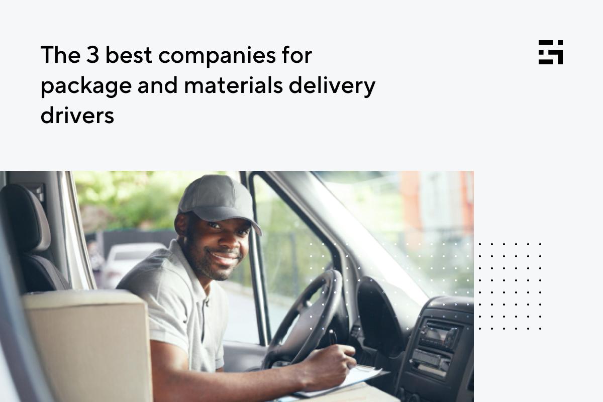 The 3 best companies for package and materials delivery drivers Gridwise