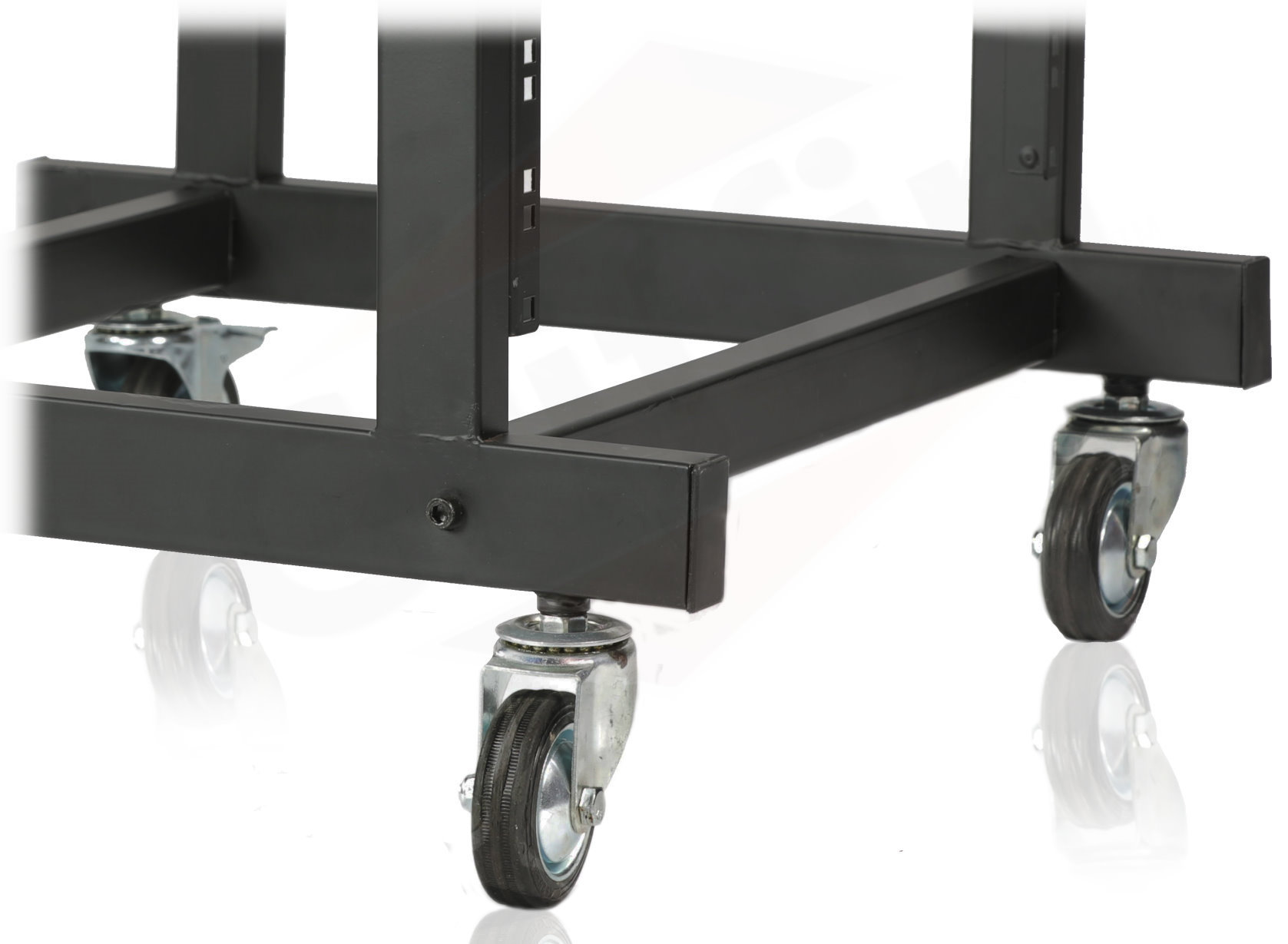 Rack Mount Cart Stand and Adjustable Top Mixer Platform Mount 25U by