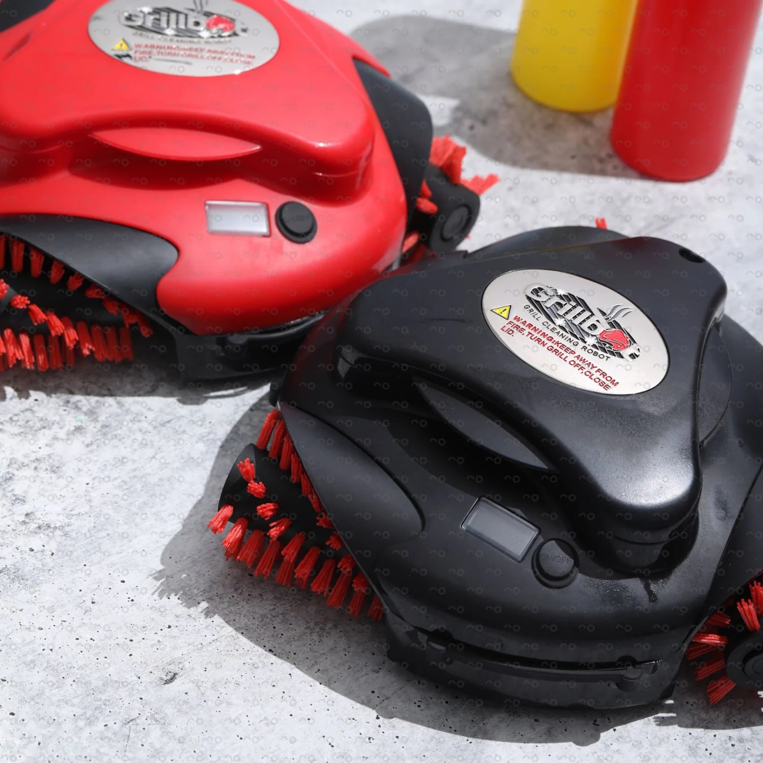 Black Grillbot Grill Cleaning Robot Grilling Gifts for Men