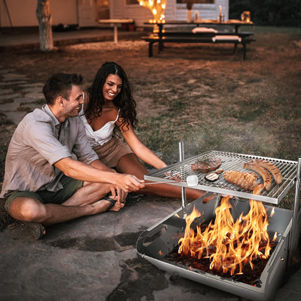 The 7 Best Fire Pit Grill Combos (FOR OUTDOOR, CAMPING) Grill Cuisines