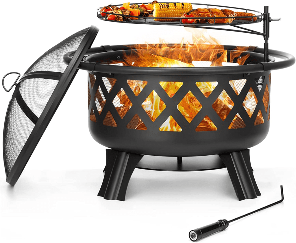 The 7 Best Fire Pit Grill Combos (FOR OUTDOOR, CAMPING) Grill Cuisines