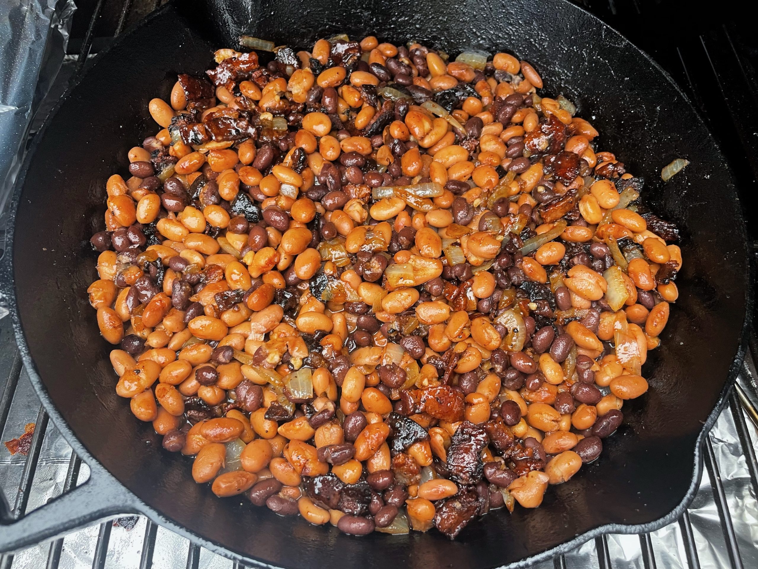 The Best Smoked Baked Beans With Bacon (On The Traeger)