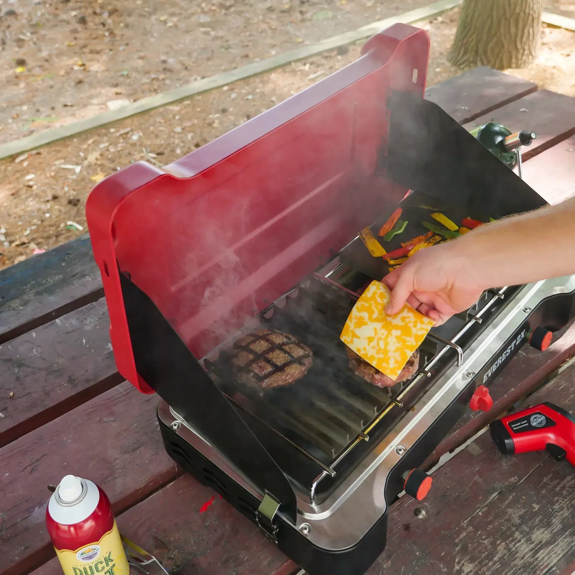 Sear'NSizzle® GrillGrate for the Camp Chef Everest 2X Burner Stove