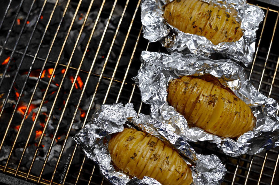 Grilled Hasselback Potatoes GrillinFools