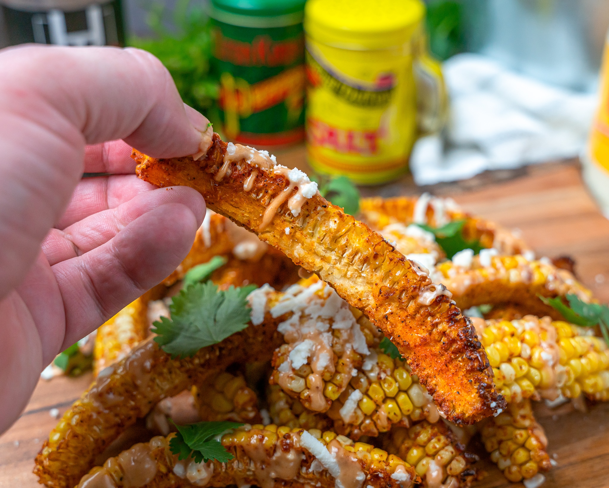 BBQ Corn Ribs Air Fryer Recipe Grilling 24x7