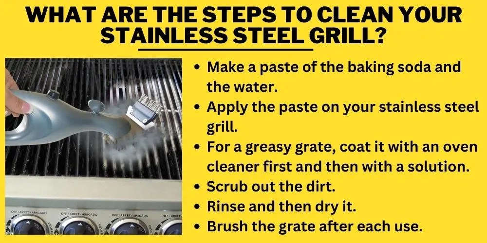 How To Remove Smoke Stains From Stainless Steel Grill?