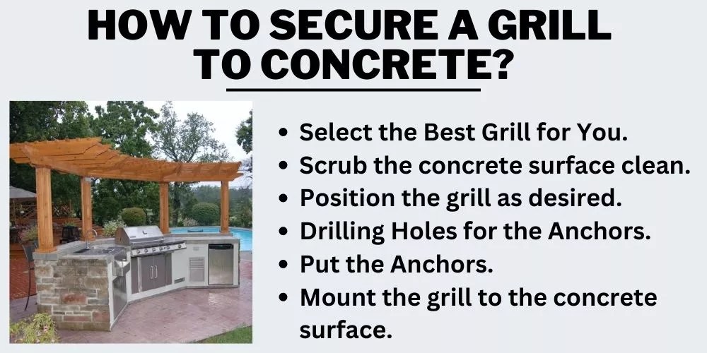 How To Secure A Grill To Concrete? (DIY Guide)