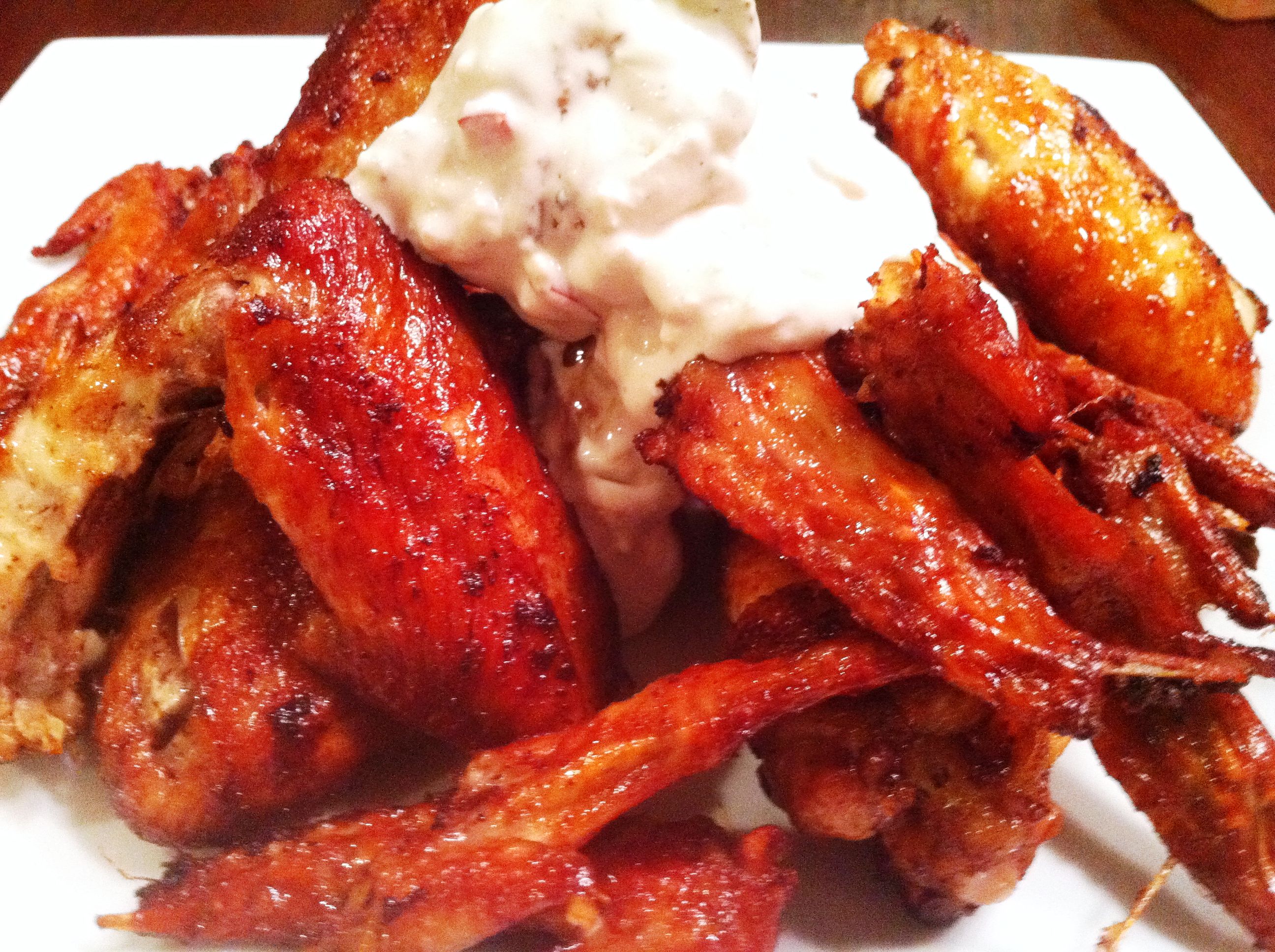 Chicken Wings with Blue Cheese and Yogurt Sauce Grillingwithsonny's Blog
