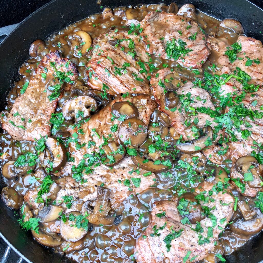 Best grilled veal marsala recipe easy bbq recipes Grillin with Dad