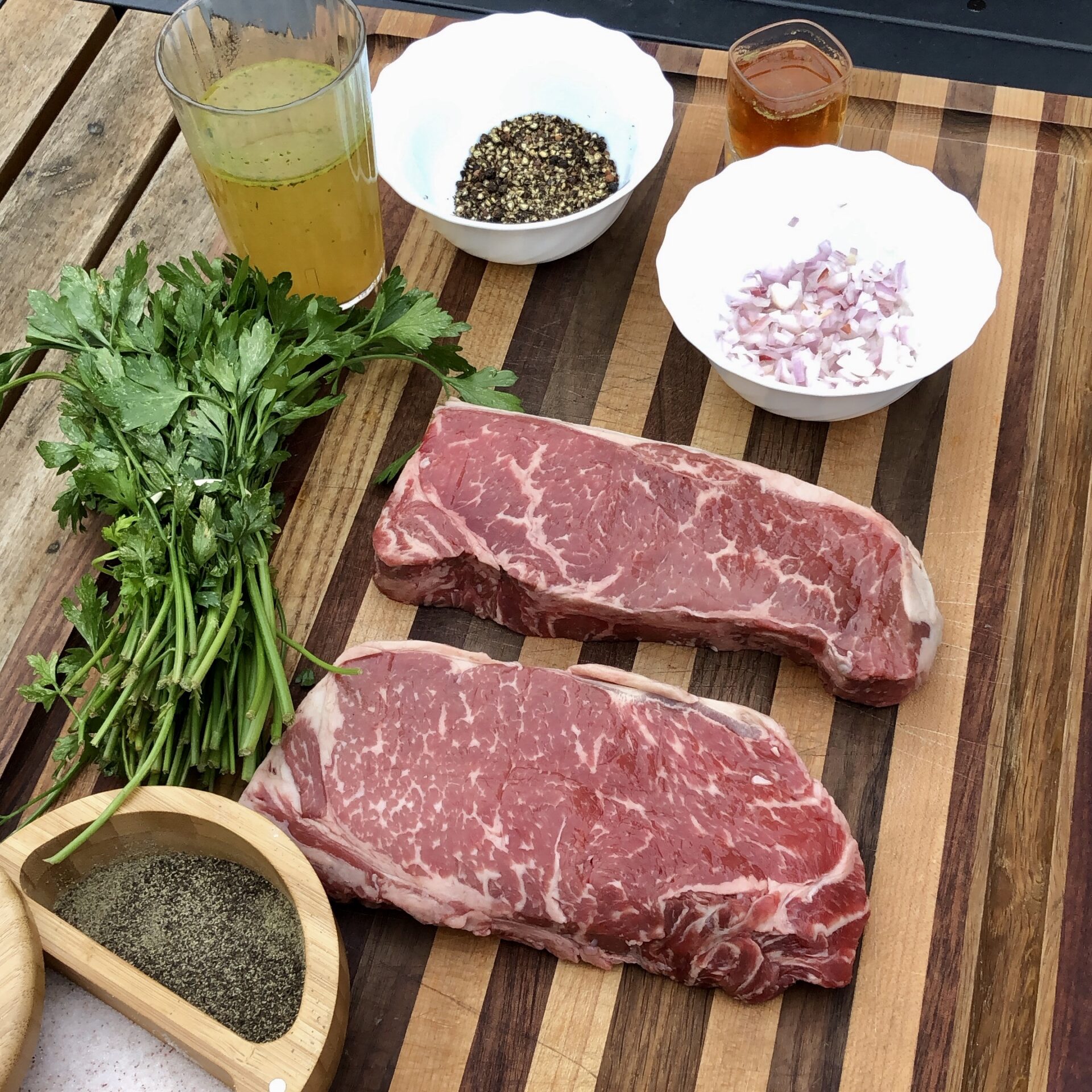 Pepper crusted steak with cream sauce Recipe Grillin with Dad