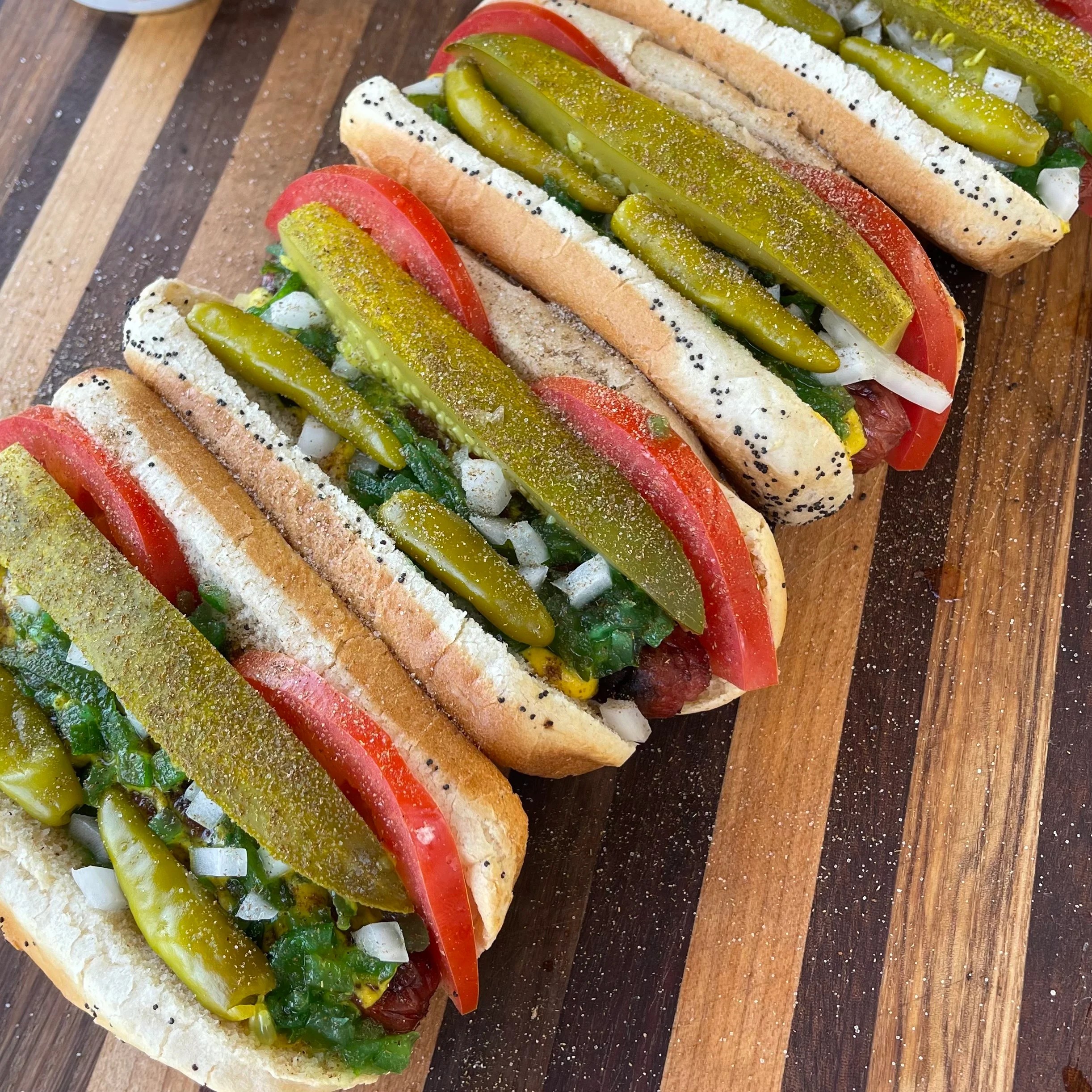 Best Ever Classic Chicago Style Hotdog Grillin With Dad