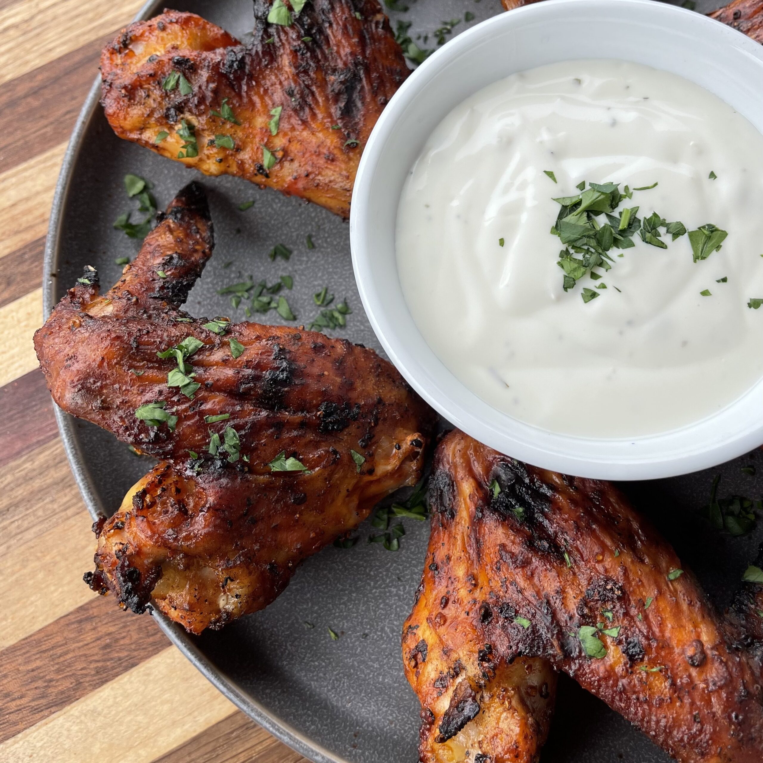 Grilled Hot Wings Grillin With Dad