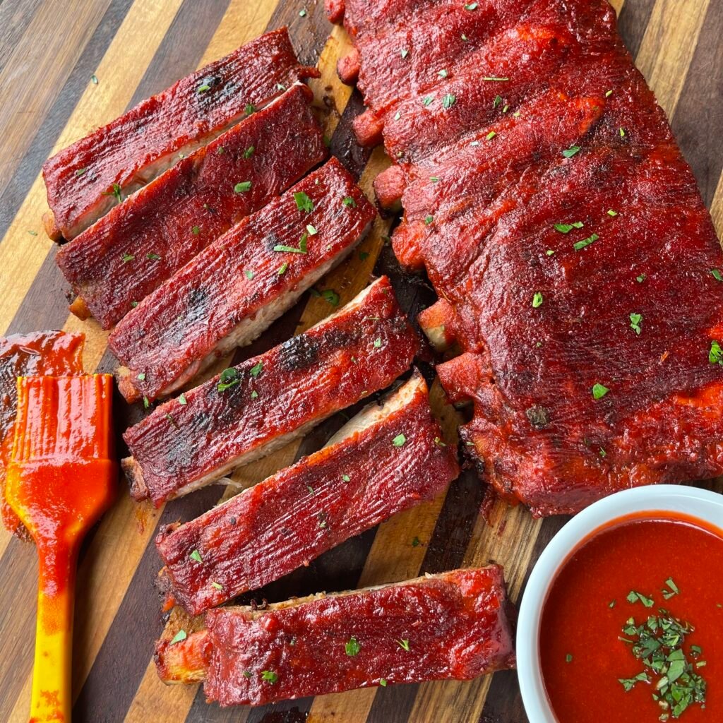 Sweet and Spicy BBQ Ribs Grillin With Dad