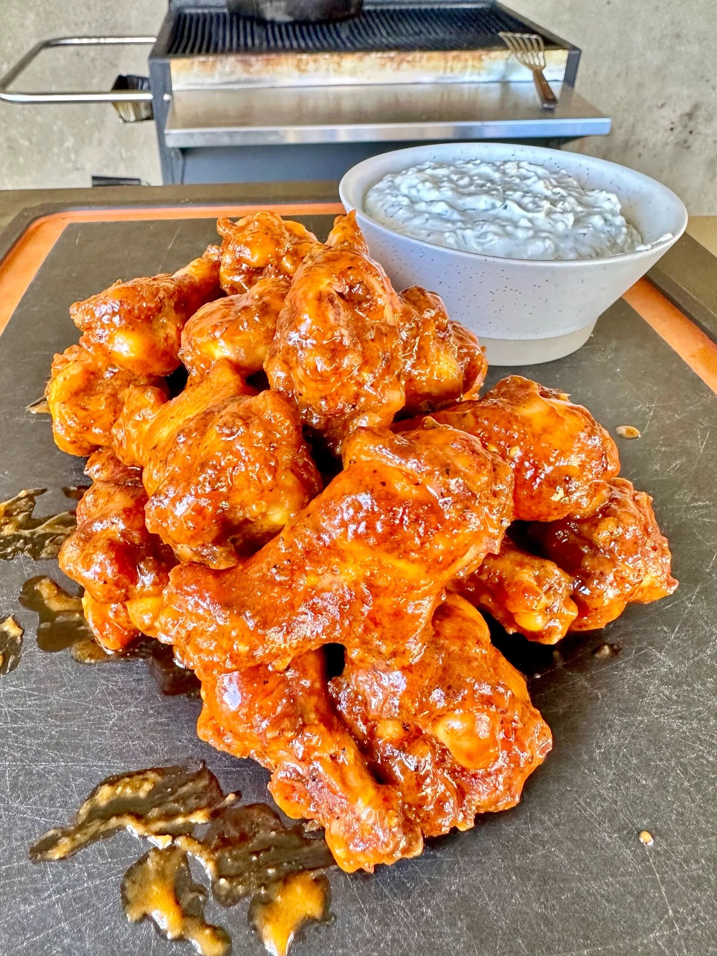 The Ultimate Smoked and Fried Buffalo Chicken Wings Grill Nation