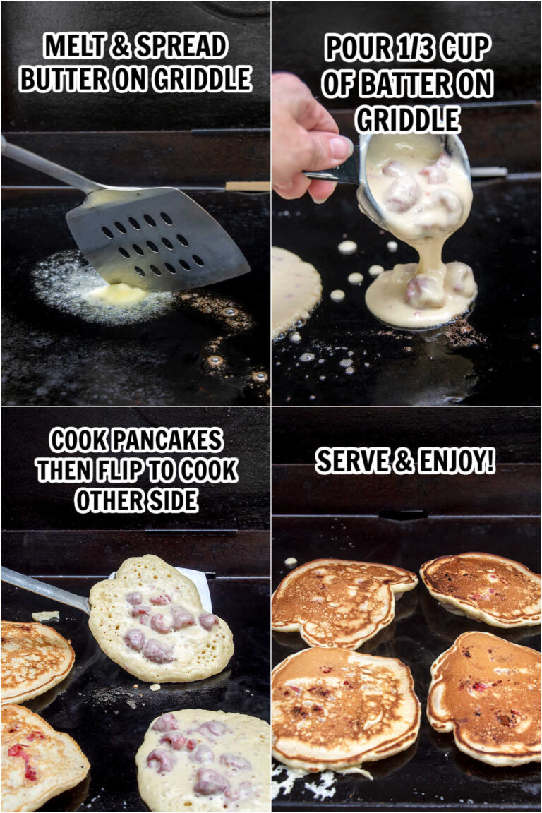 Blackstone Raspberry Pancakes