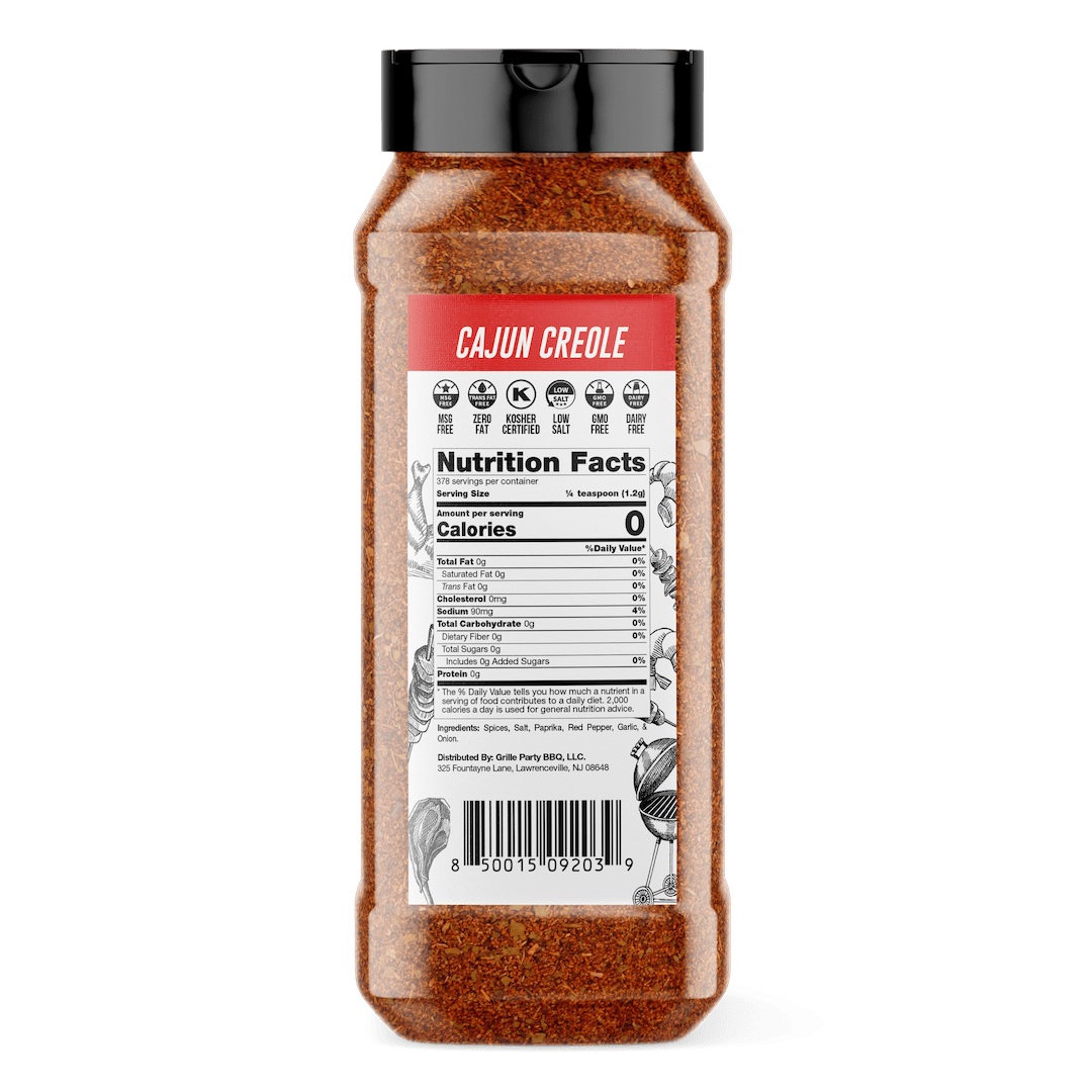 Cajun Creole Seasoning Grill Party BBQ