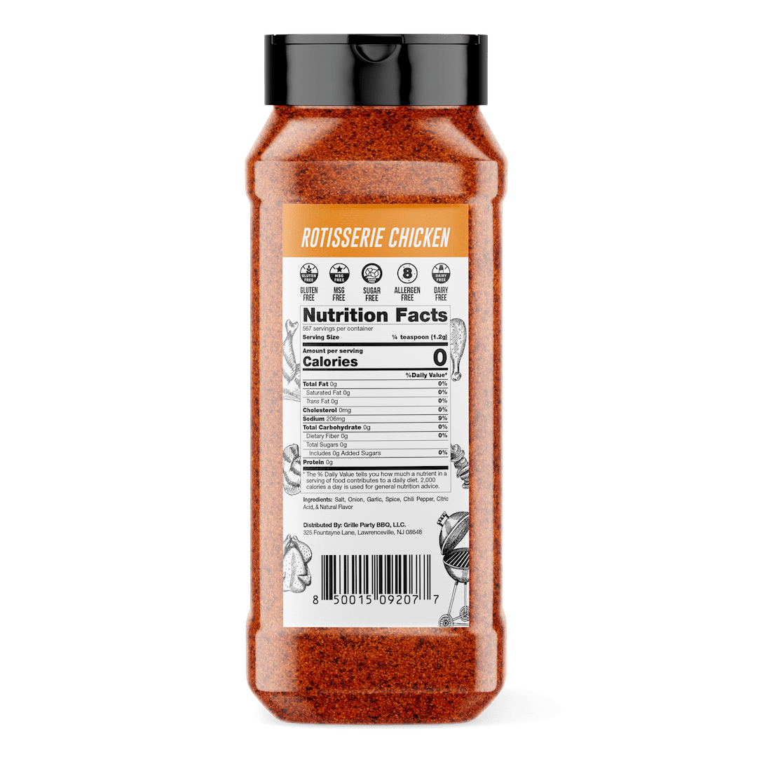 Rotisserie Chicken Seasoning Grill Party BBQ