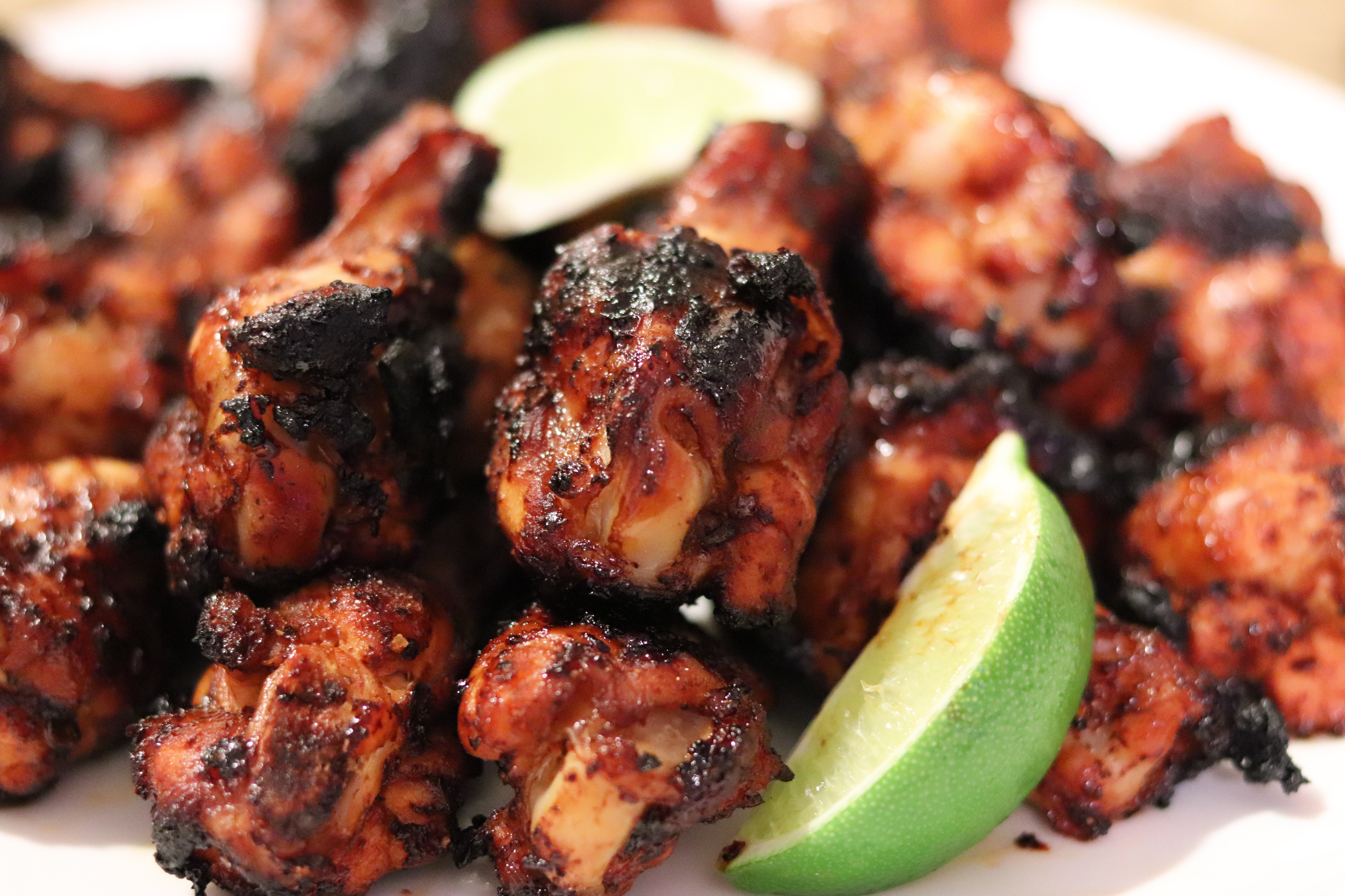 Grilled Ancho Chile Lime Wings GrillTheory