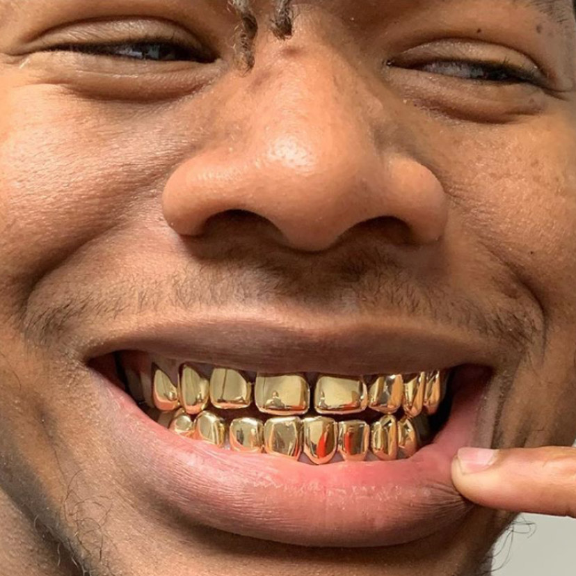 10K Solid Gold 8 Top & 8 Bottom Grillz Pro