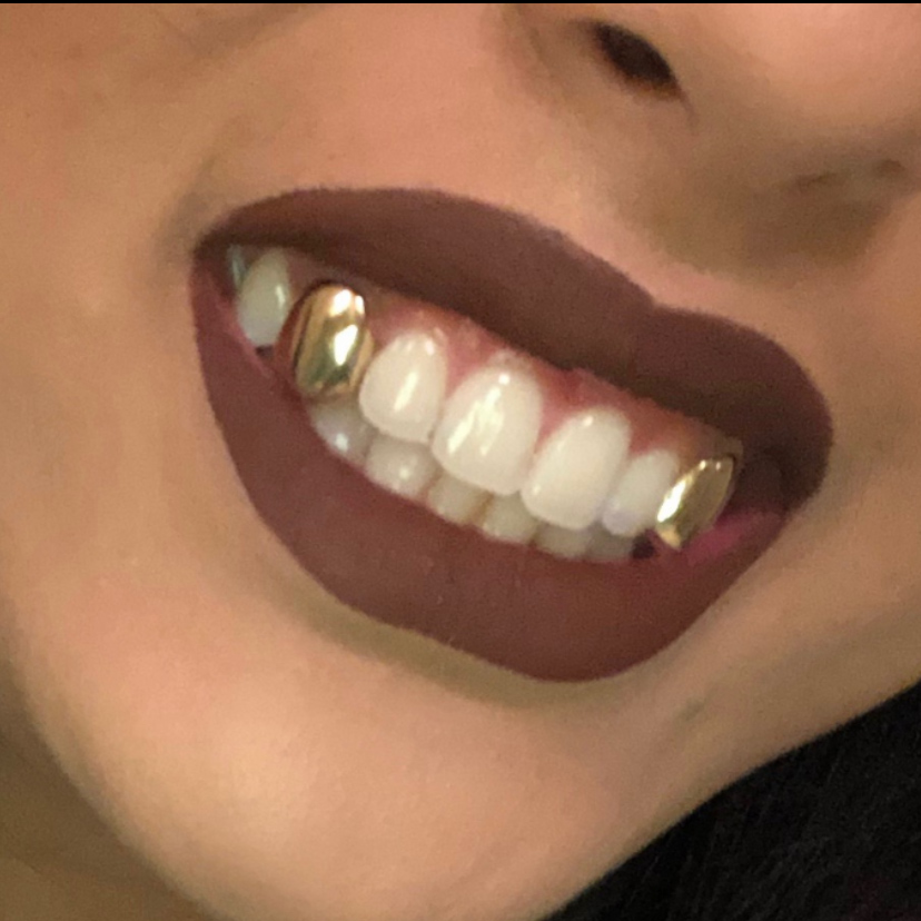 10K Solid Gold Top or Bottom fangs Grillz Pro