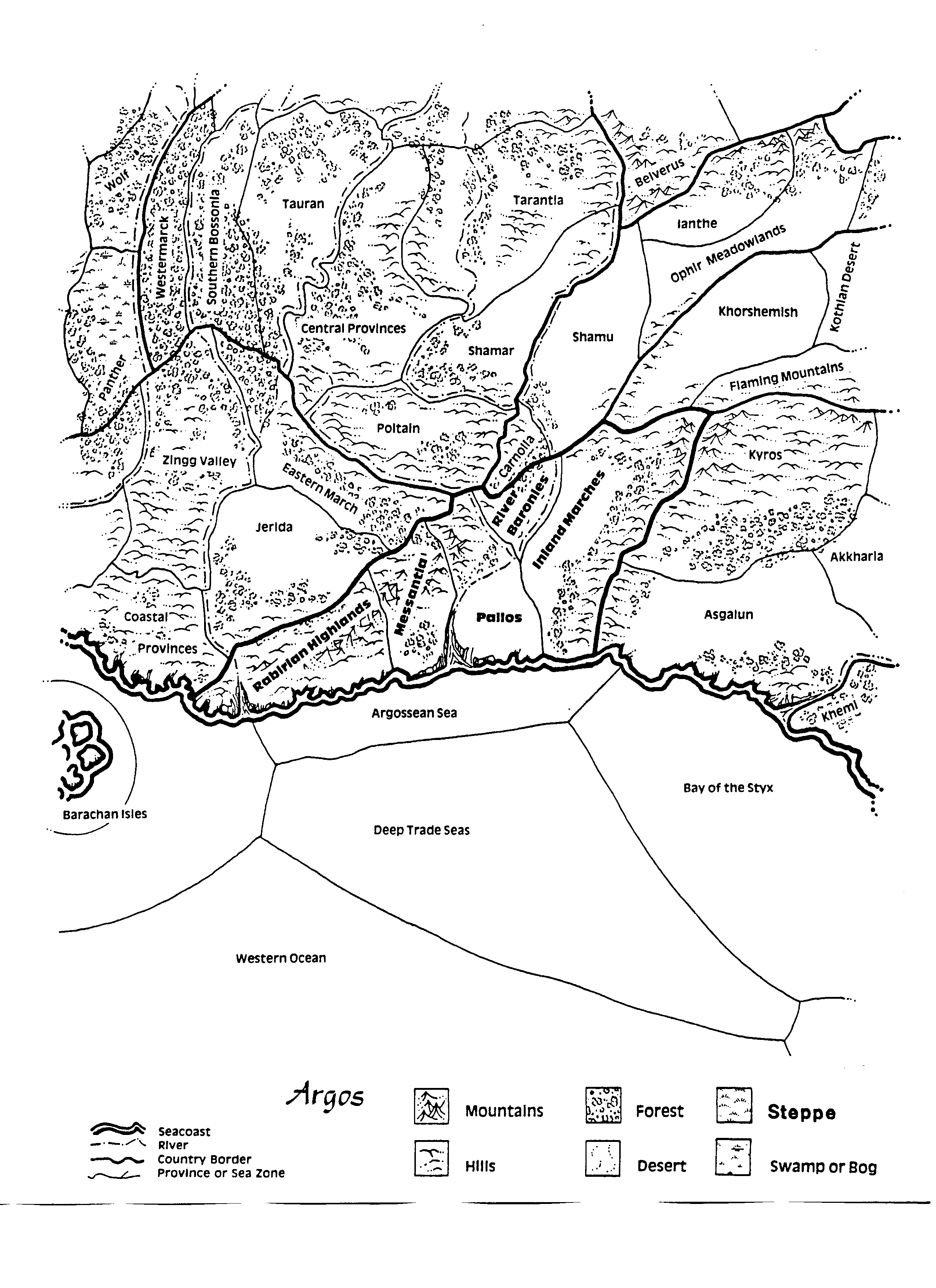 The Hyborian Tome Gallery of Maps of Hyborian War