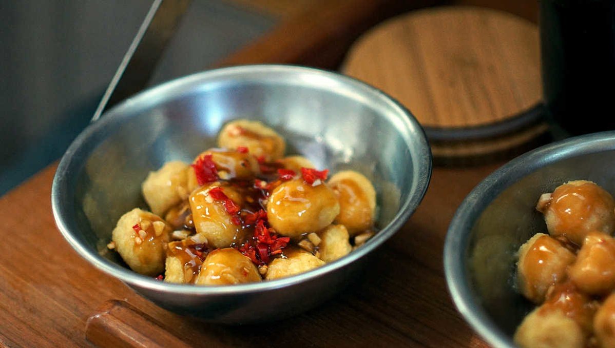 GrimGrains — corn dumplings