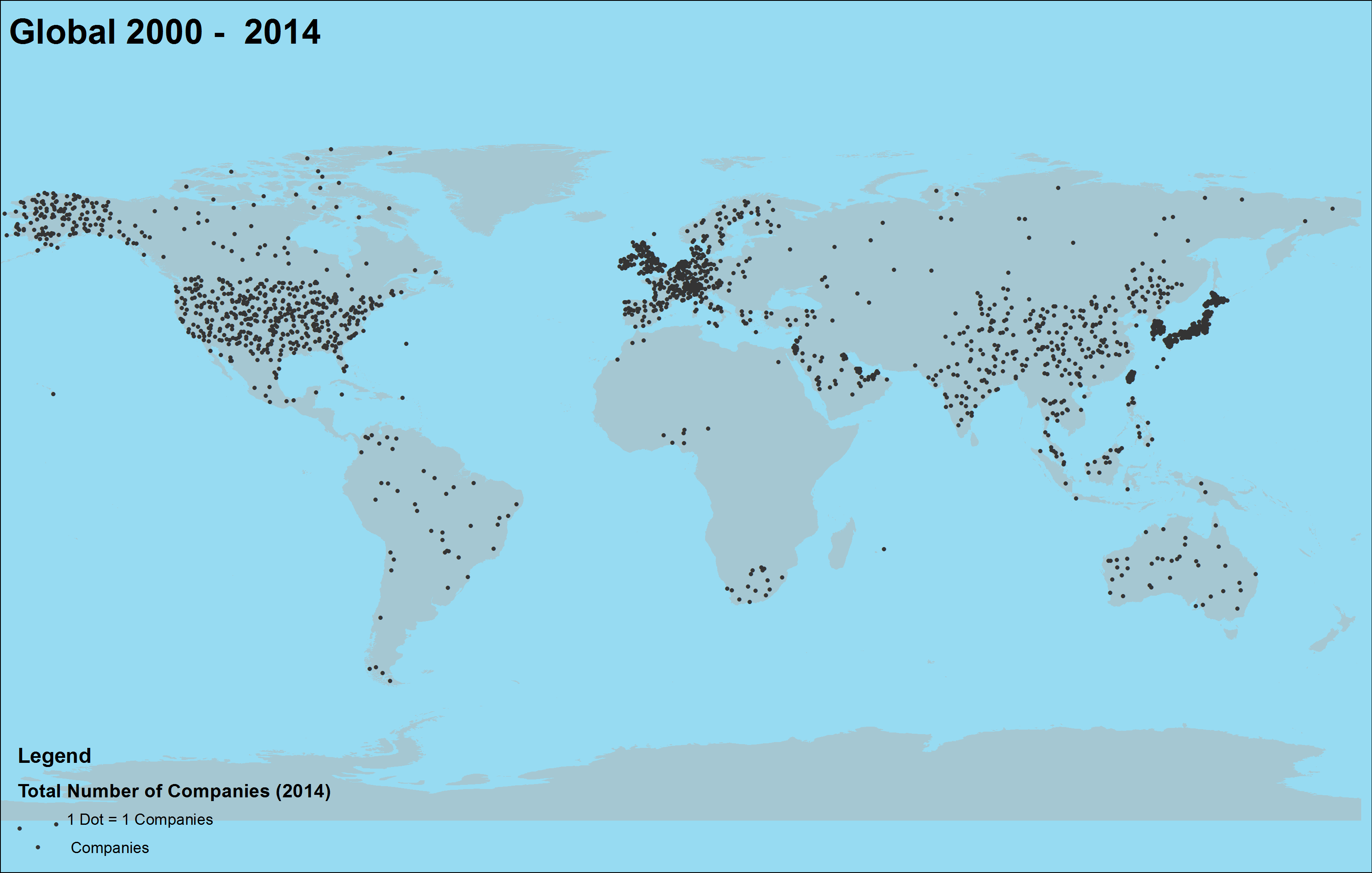 Dot density map
