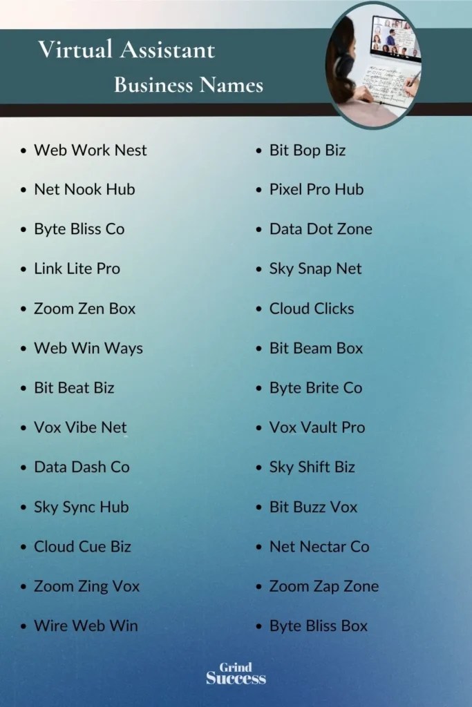 900 Virtual Assistant Business Name Ideas + Generator