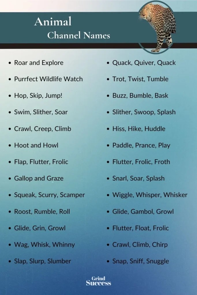 650 Animal Youtube Channel Name Ideas + Generator