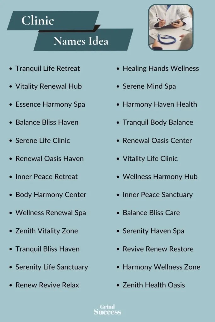 Clinic Name 570+ Creative Clinic Names And Ideas [2024]