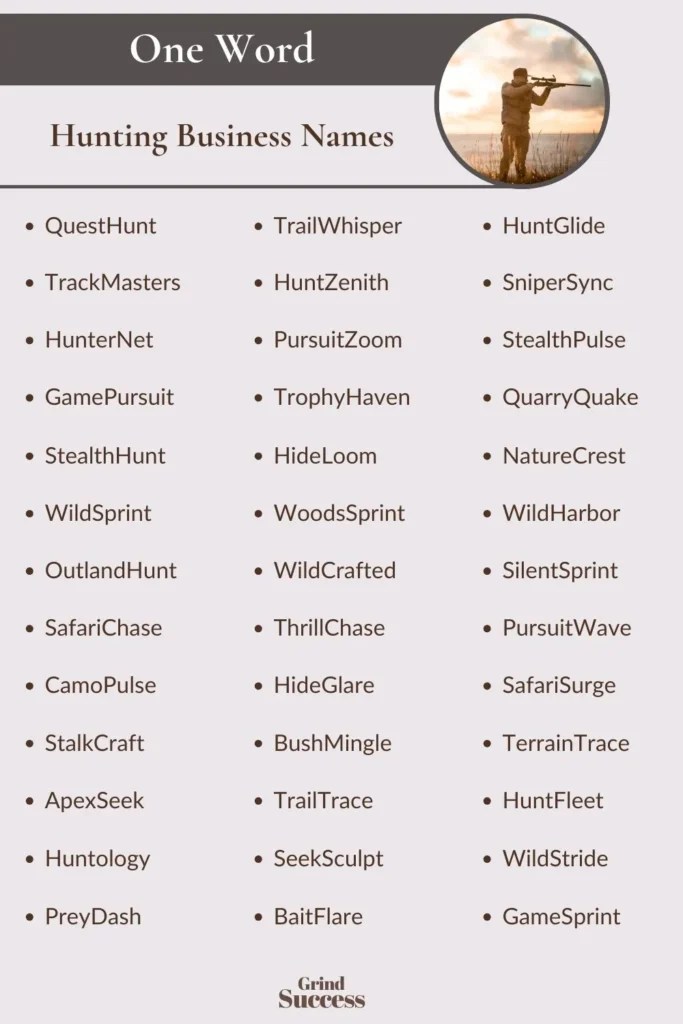 555 Hunting Business Name Ideas + Generator [2024]
