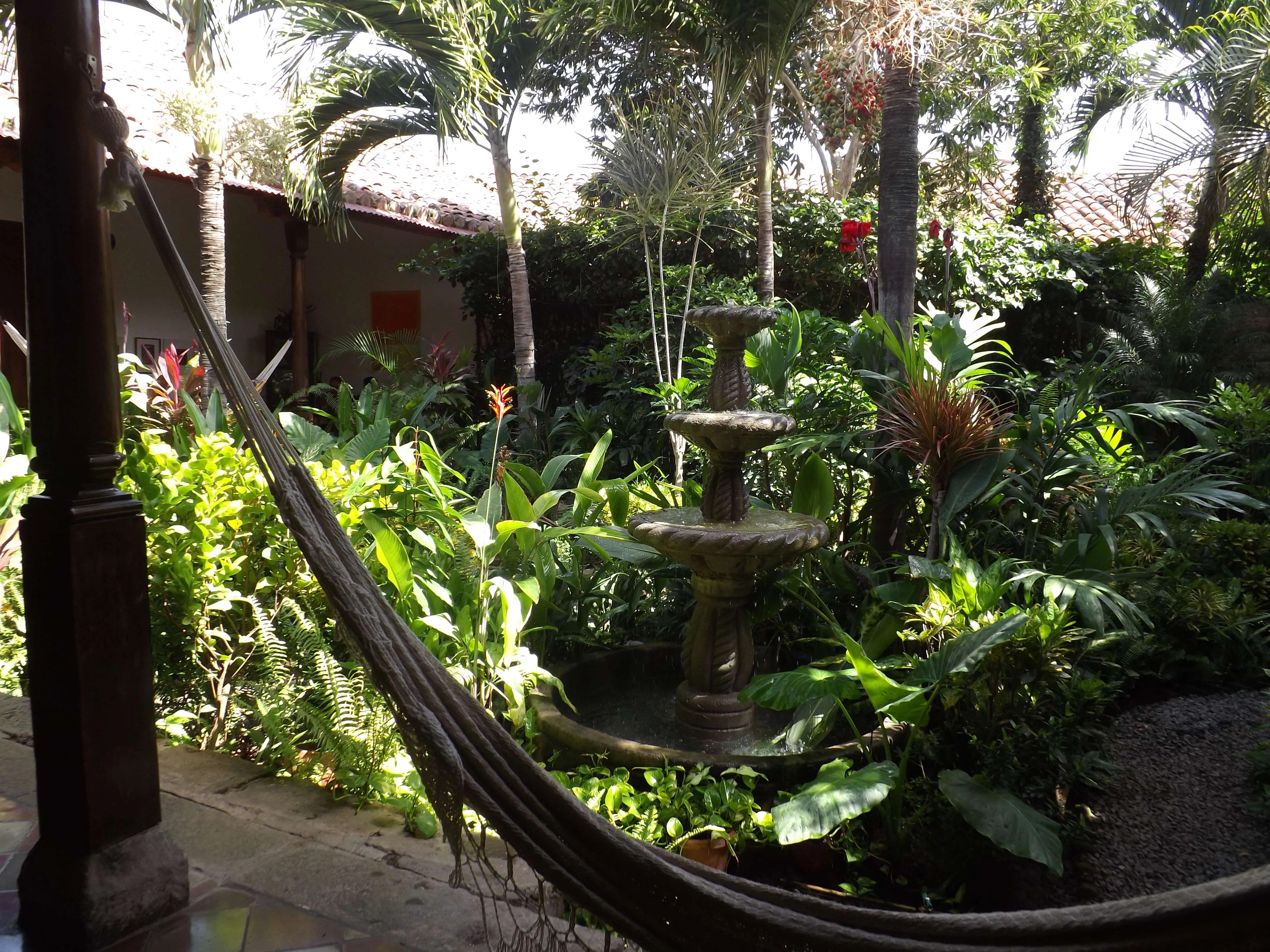 The Garden Cafe in Granada, Nicaragua