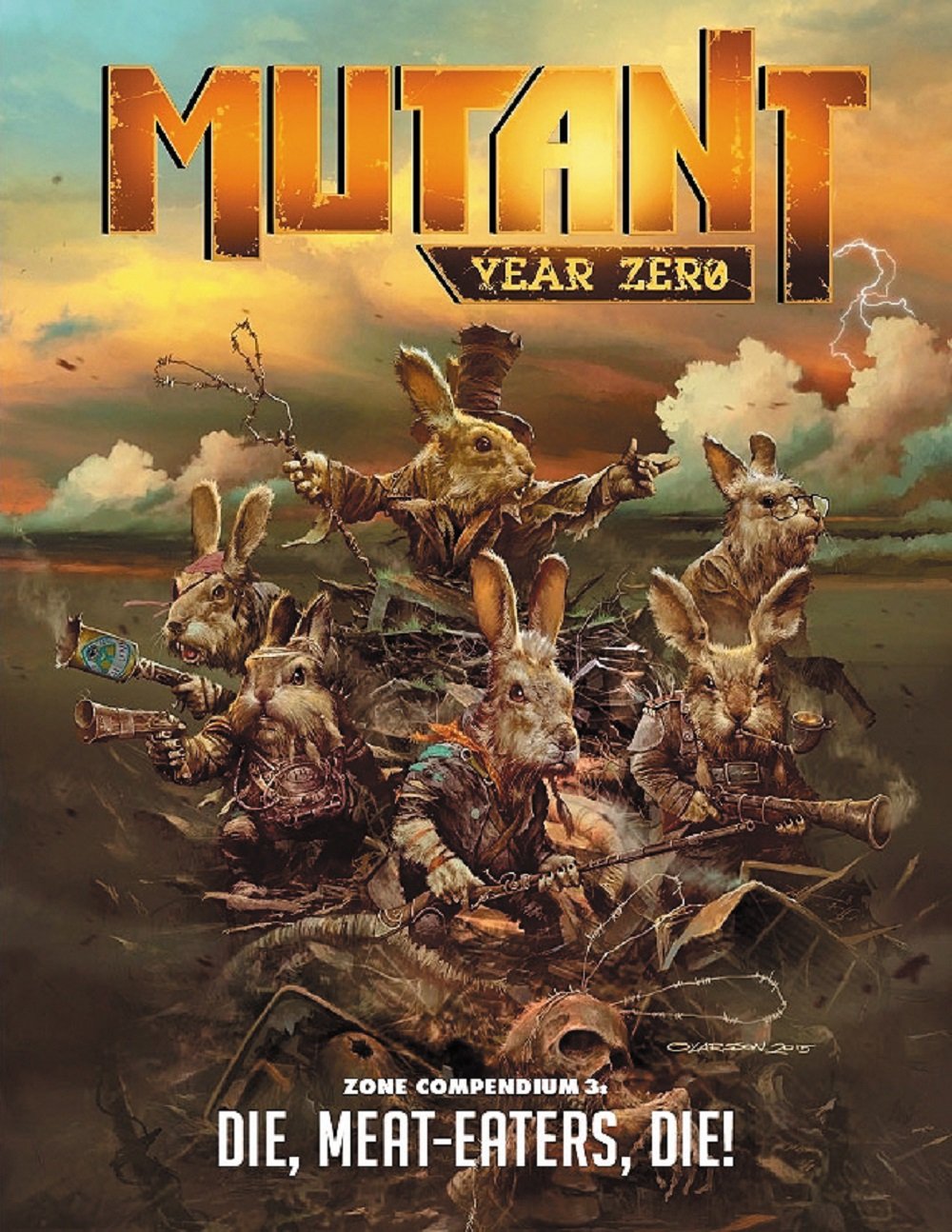 Mutant Year Zero Zone Compendium 3 Die, Meat Eaters Grinning