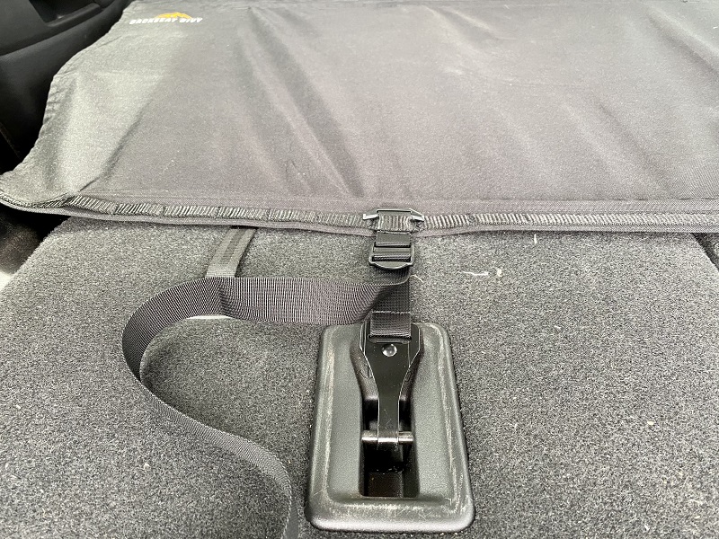 Sleep comfortably in your car with a Backseat Bivy Gripped Magazine